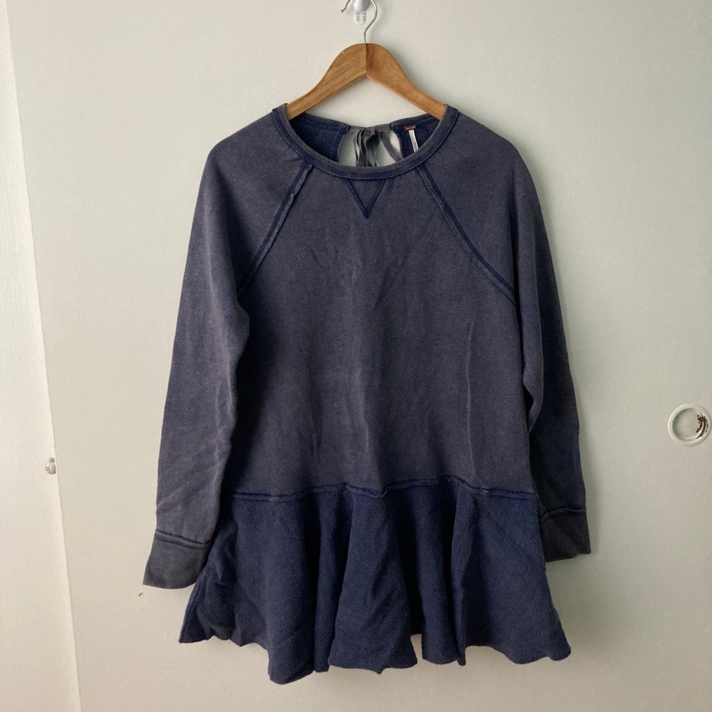 Free People • Drop Waist Sweatshirt
